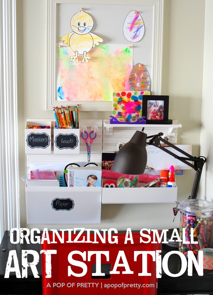 How to organize art station - Martha Stewart