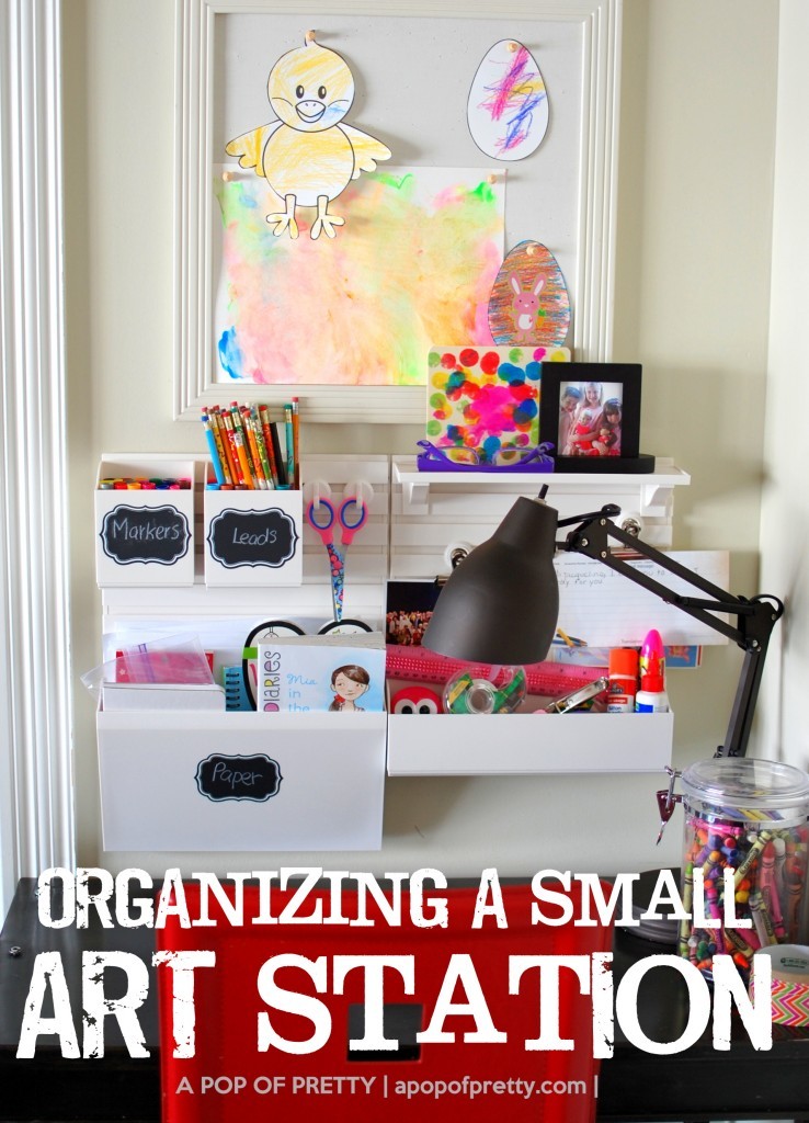 10 Beautiful, Organized Art Stations for Kids