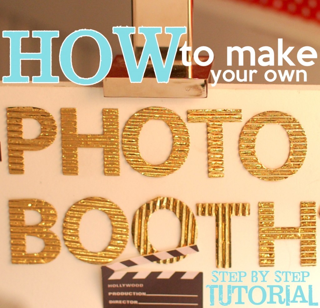 Easy do-it-yourself photo booth - how to make (tutorial)!