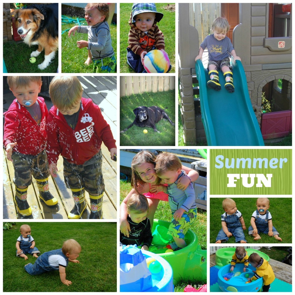 Summer fun collage