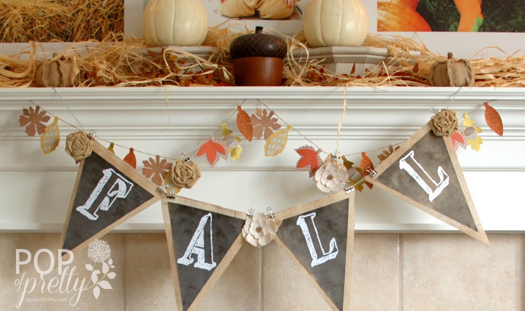 Fall decor - chalkboard banner