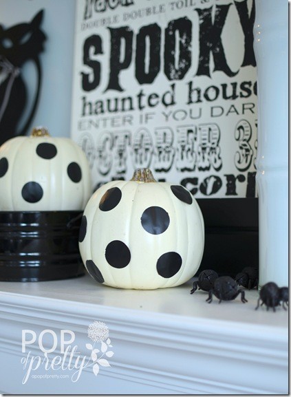 Halloween Decorating - polka dots