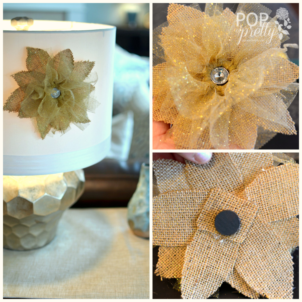 diy burlap flower