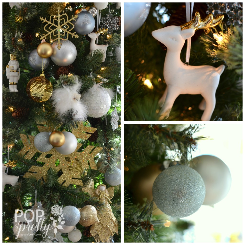 gold and white Christmas collage 2