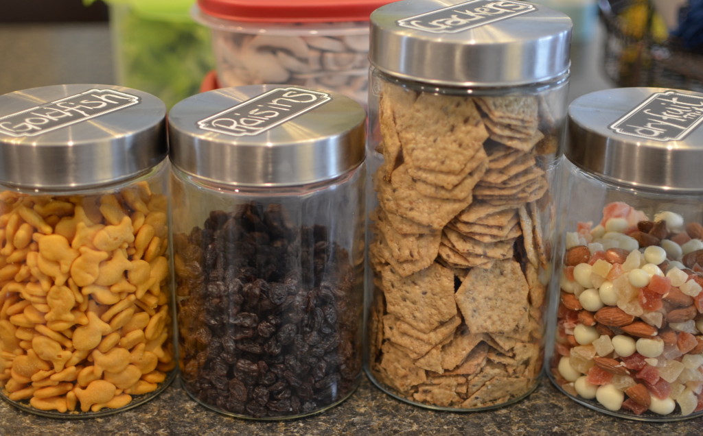 more kitchen storage - glass jars