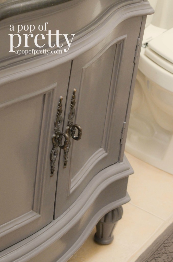 Bathroom vanity makeover behr marquee