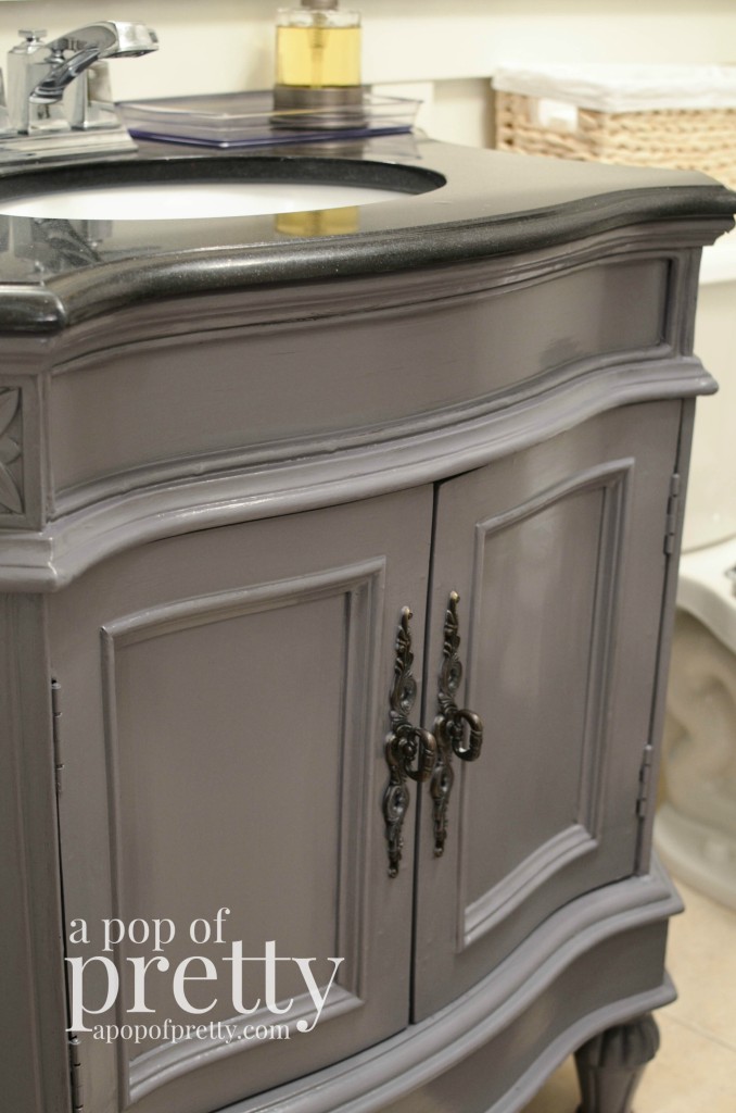 bathroom vanity makeover behr paint