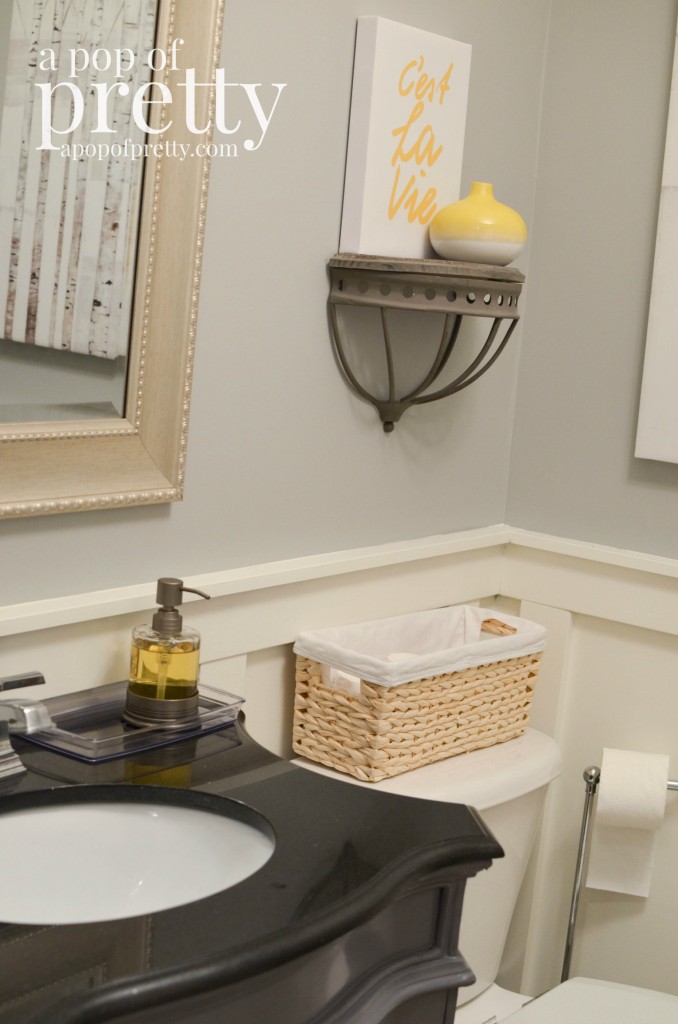 bathroom vanity makeover paint