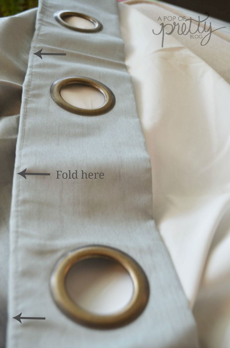 Curtain Hack Tutorial (No Sew) Grommet Curtains to Pleated Drapes A