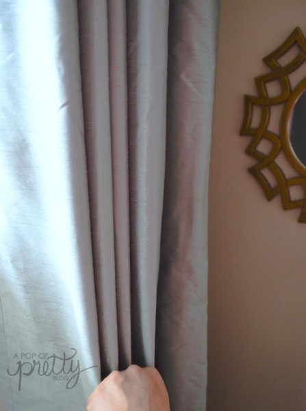 Curtain Hack Tutorial (No Sew): Grommet Curtains to Pleated Drapes - A Pop  of Pretty