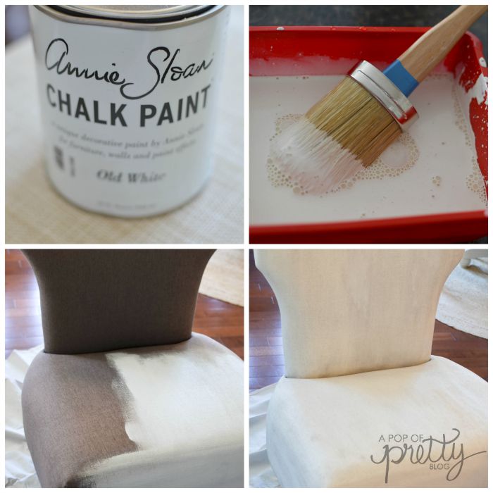 Painting an Upholstered Chair with Annie Sloan Chalk Paint - Dr Helen  Edwards Writes