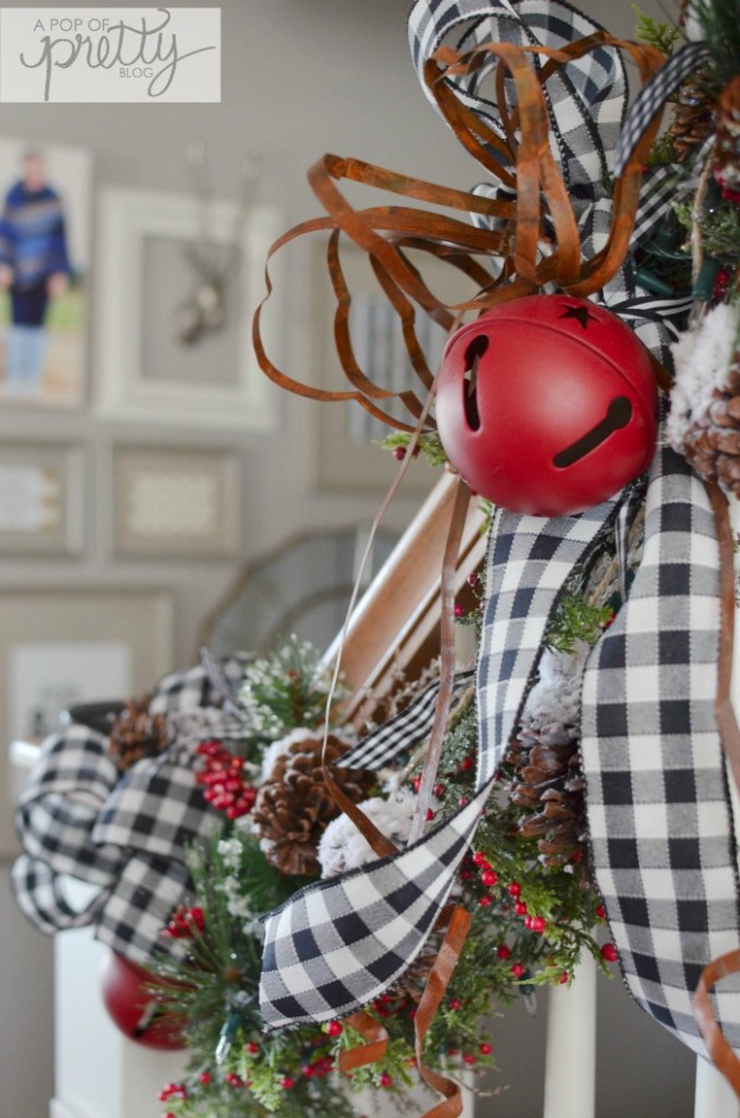 Red Plaid Christmas Decor: Cozy Tour - A Pop of Pretty