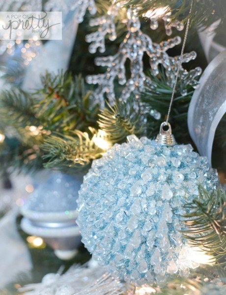 Disney Frozen Christmas Tree ideas blue ball