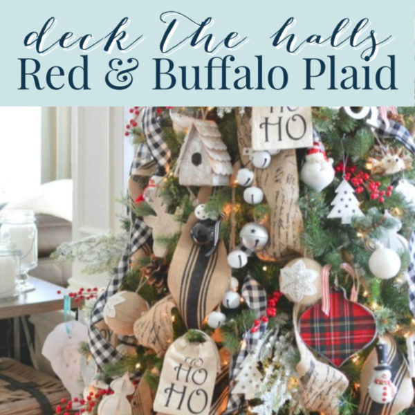 Red Plaid Christmas Decor Home Tour