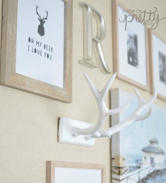 fall decor deer antlers