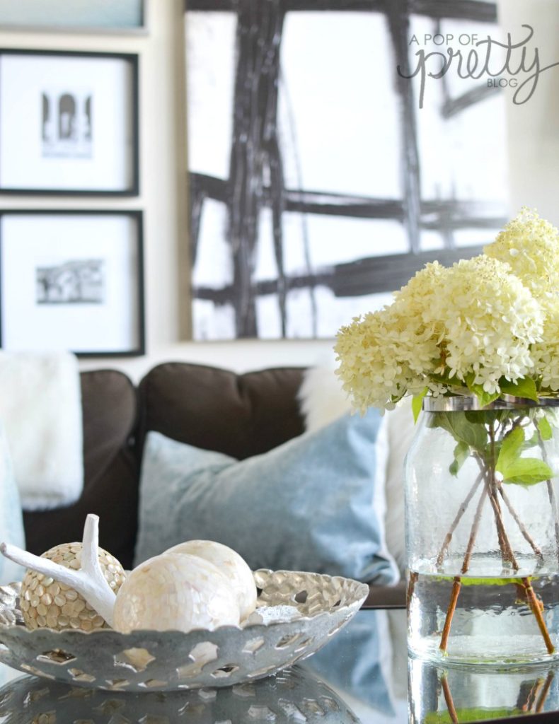 decorating with hydrangeas Fall