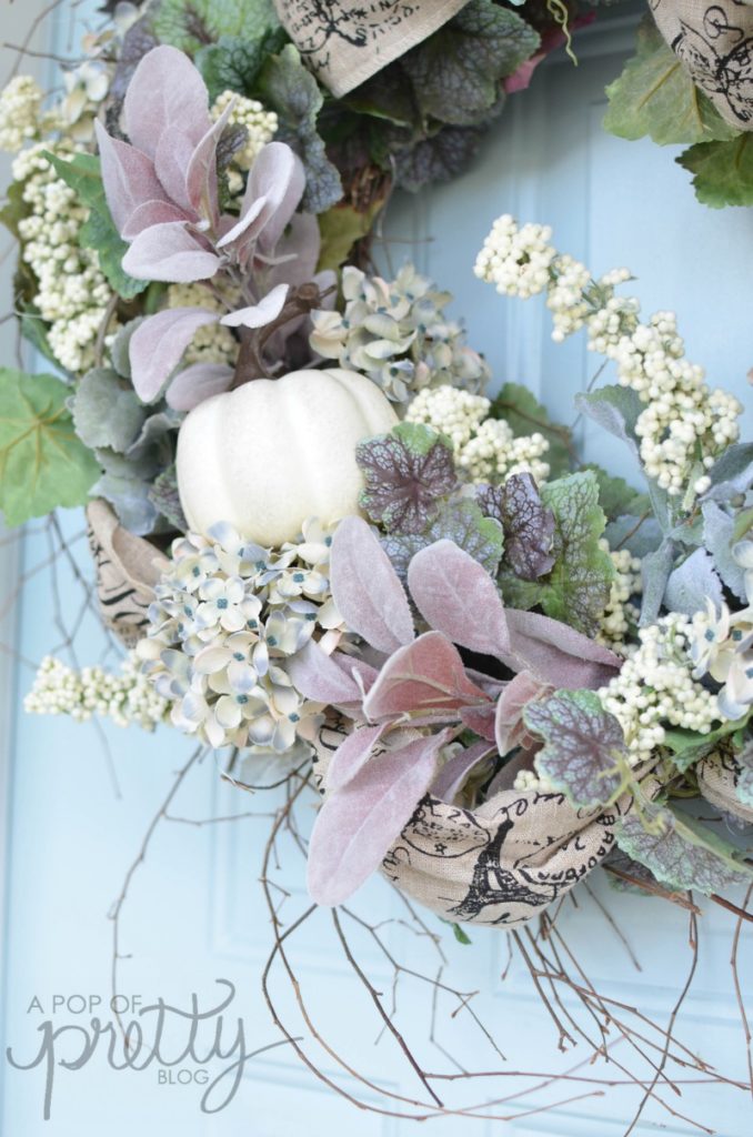diy Fall wreath floral tutorial