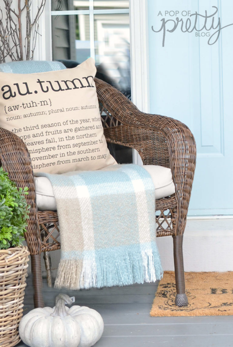 Fall Decor Ideas Canadian Bloggers Home Tour A Pop of Pretty