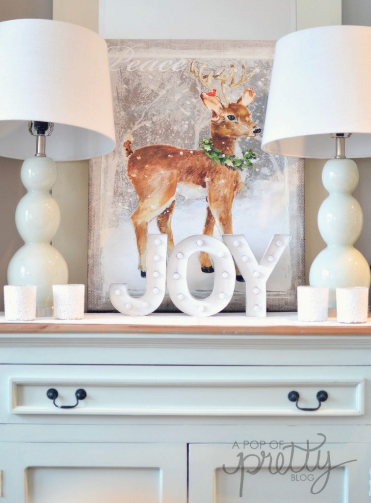 Winter Wonderland Christmas Decorating Theme (Home Tour) - A Pop