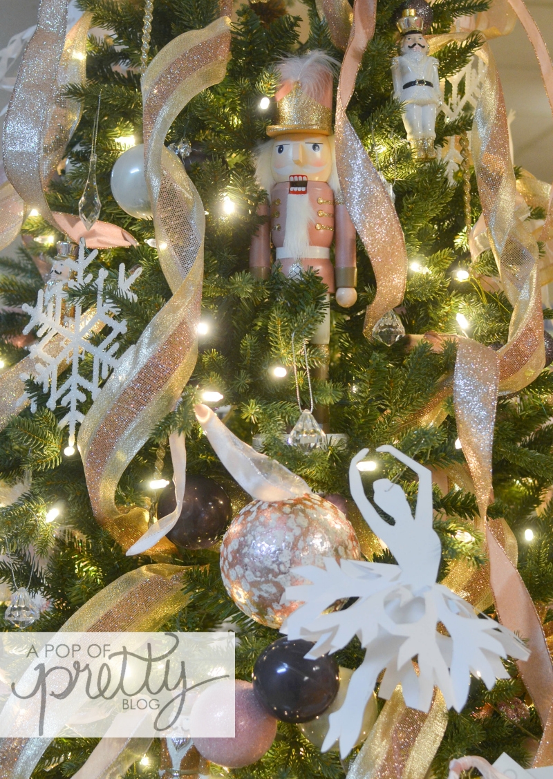 Nutcracker themed Christmas tree