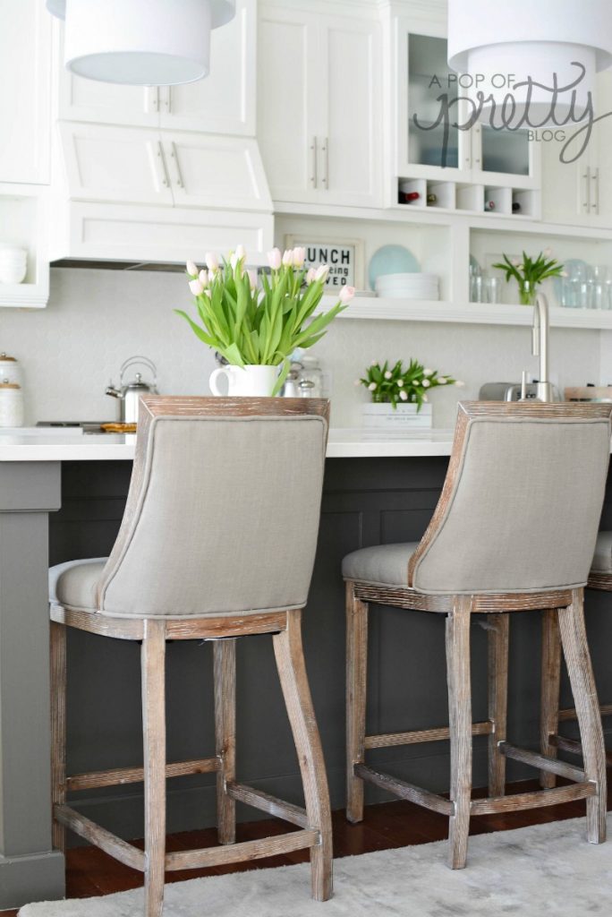 kitchen renovation white and gray cabinets