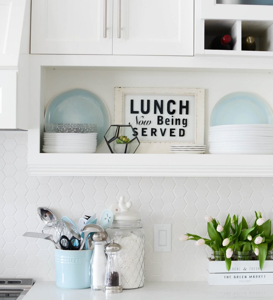 kitchen renovation open shelving