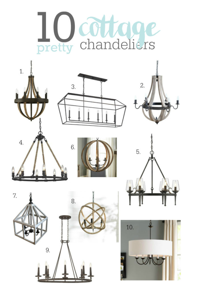 cottage chandeliers to love