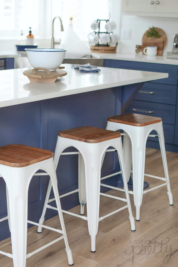 Coastal kitchen bistro stools - where to buy