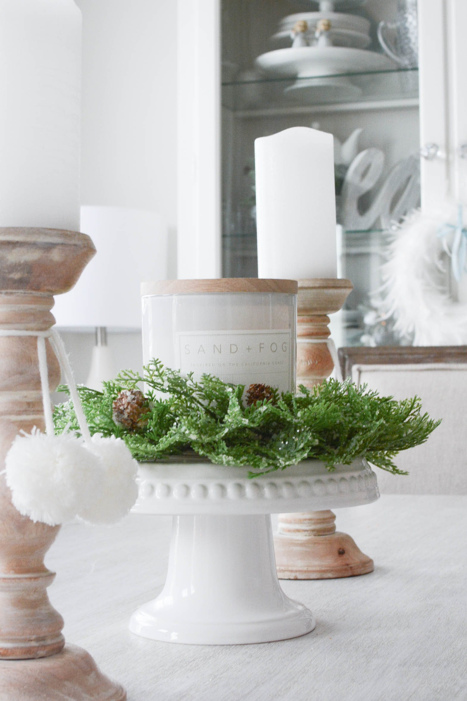 White Christmas Theme Decor Tips + Ideas (Home Tour)  A Pop of Pretty