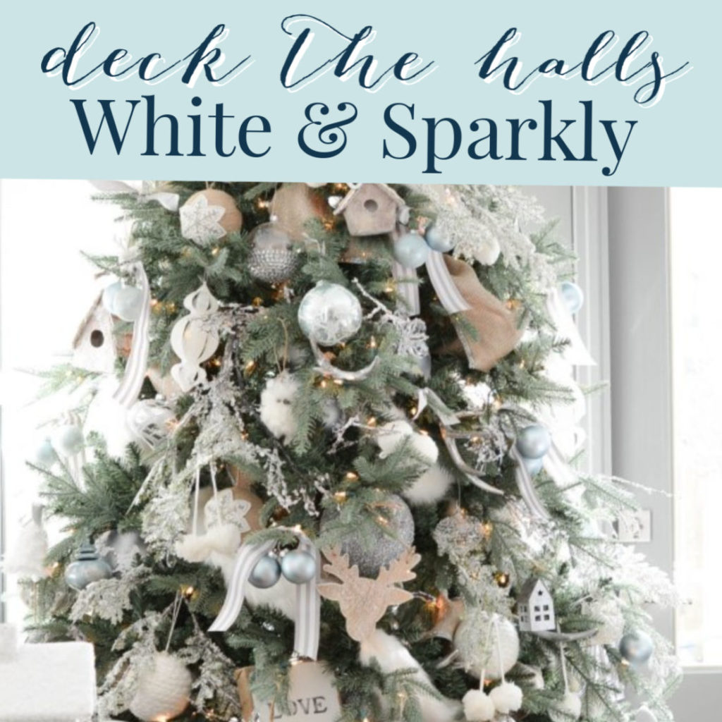 White Christmas Theme Decor Tips + Ideas (Home Tour)  A Pop of Pretty