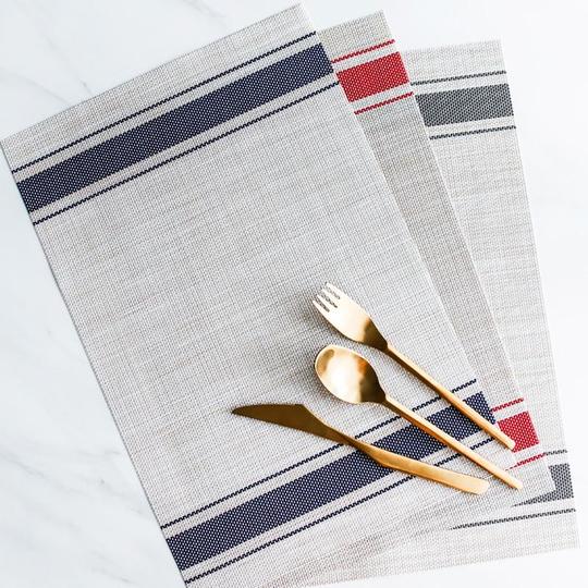 grainsackstripewipeableplacematssetof6janiejutebluegray