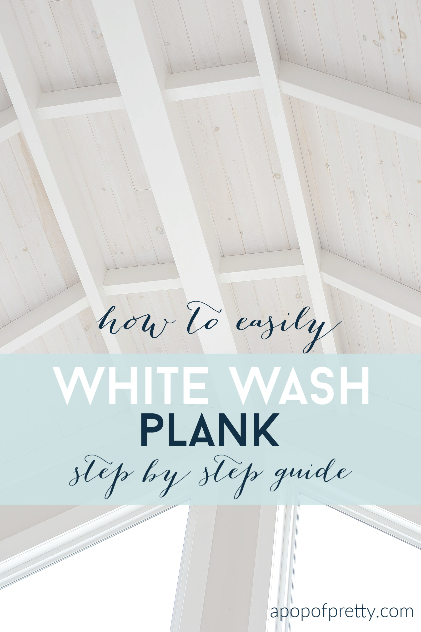 Whitewashshiplapceilingpinit A Pop of Pretty Blog (Canadian Home