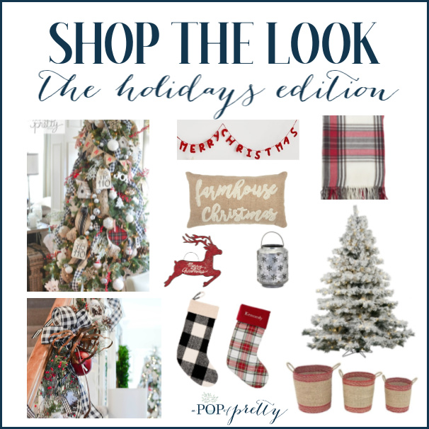 Christmas Decor Shop Cottage Plaid