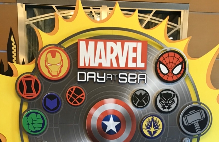 Disney Marvel day at Sea 