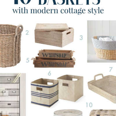 Tidying Up in Style: Where to Find Baskets