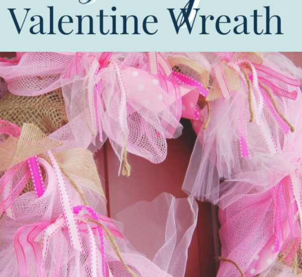 how to make a Valentine wreath