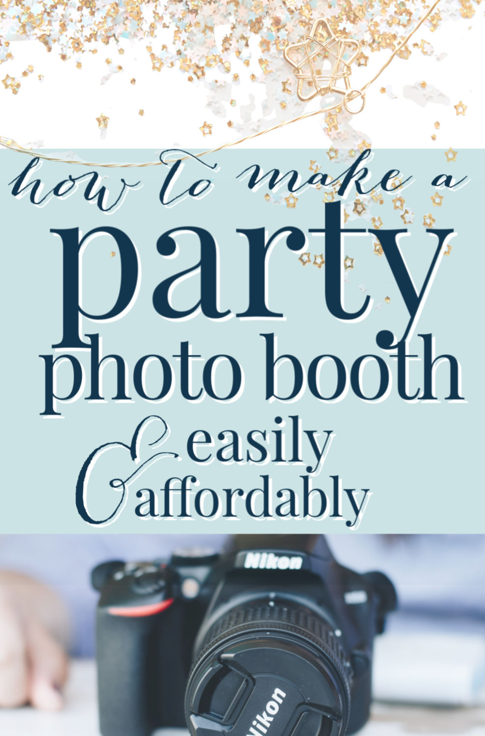 DIY - NEW YEAR Photo Booth Prop Frame UNDER $3, Dollar Tree selfie booth