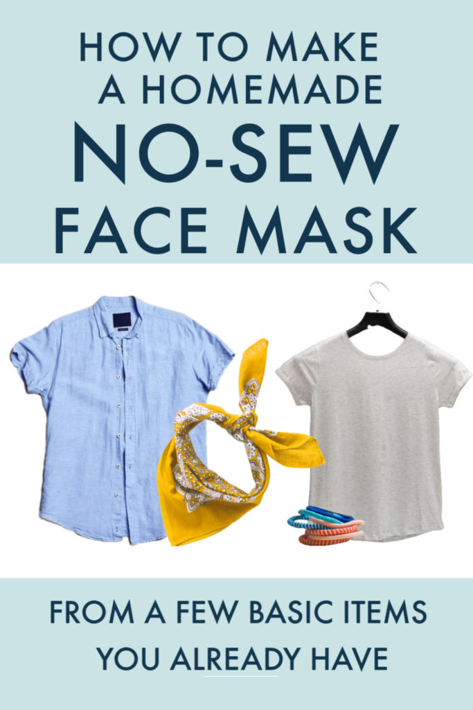 How to Make a No Sew Face Mask (from a Bandana or a Shirt) - A Pop of ...