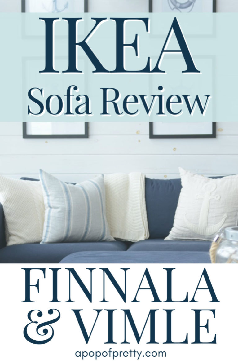 IKEA Finnala Sofa (vs Vimle) A Pop of Pretty