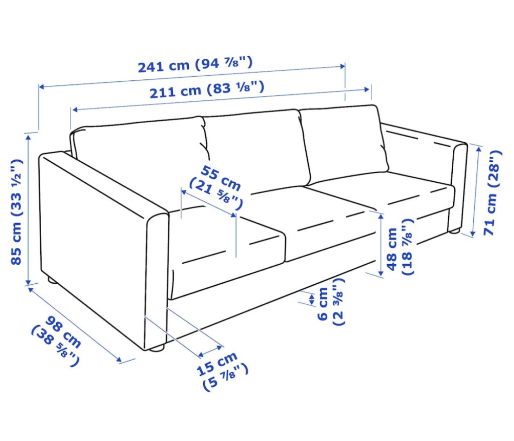 IKEA Finnala Sofa (vs Vimle) A Pop of Pretty