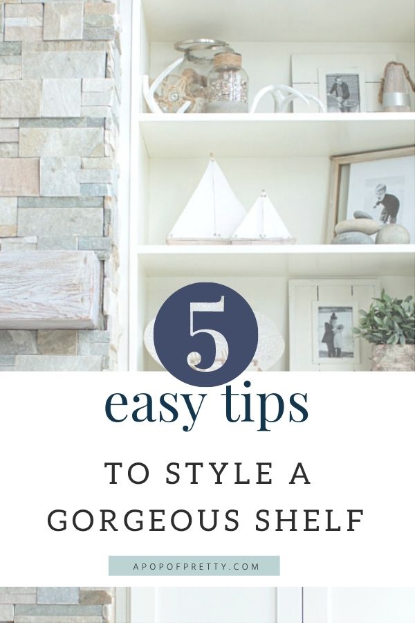 shelf styling tips