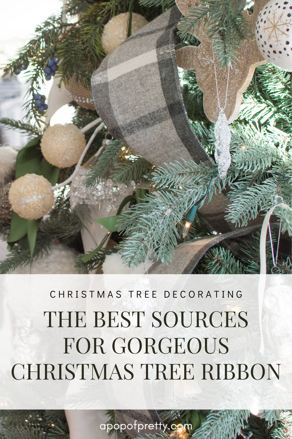 How Much Ribbon for Christmas Tree? (+ All Things Ribbon!) A Pop of Pretty