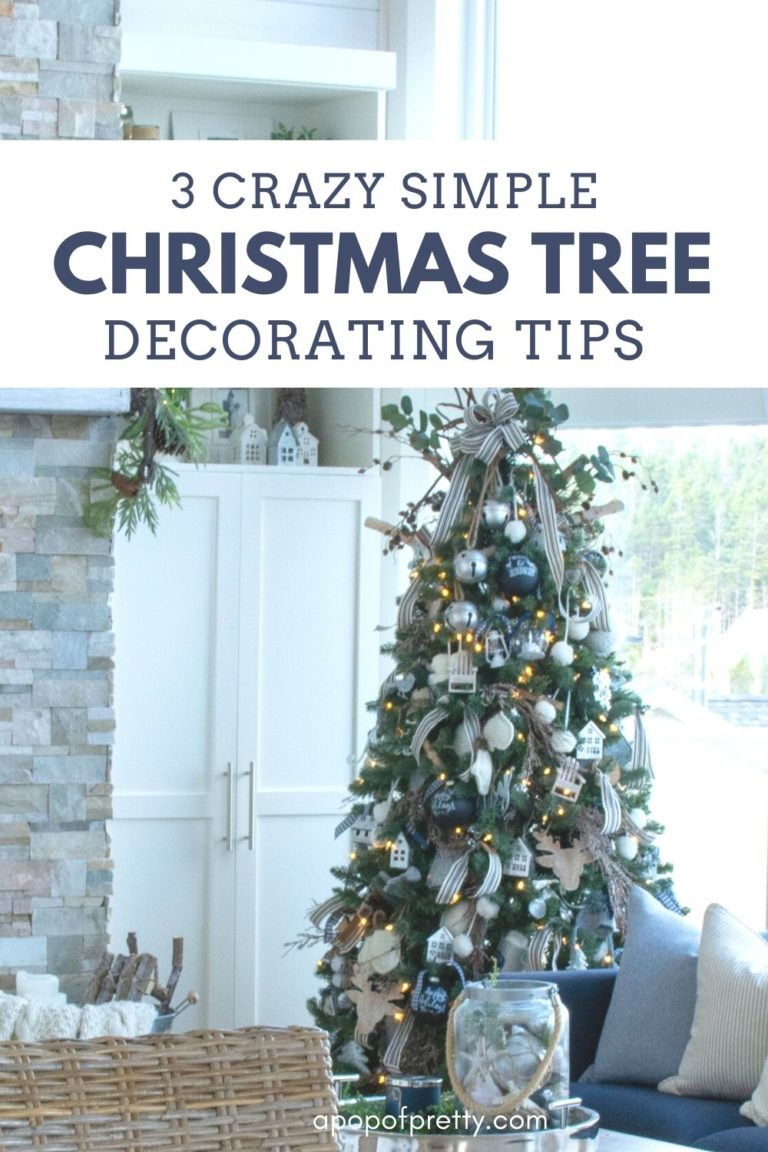 3 Christmas Tree Decorating Tips That Are Crazy Simple! - A Pop of Pretty