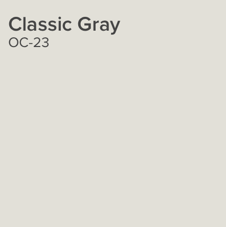 Benjamin Moore Classic Gray