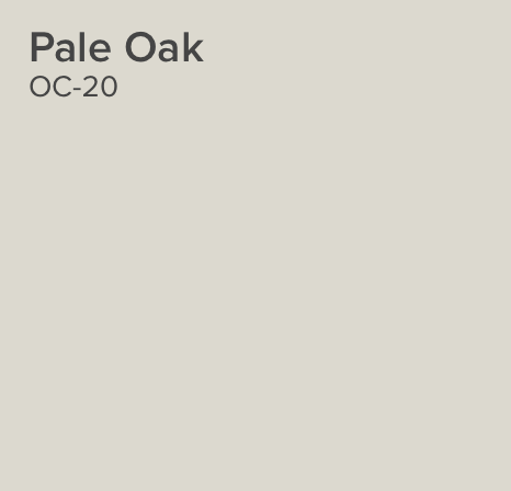 Benjamin Moore Pale Oak Review A Pop Of Pretty - Benjamin Moore Pale Oak Paint Colour Chart