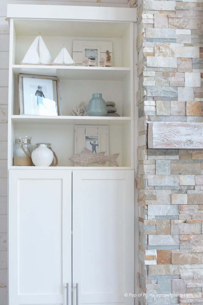 coastal style shelf