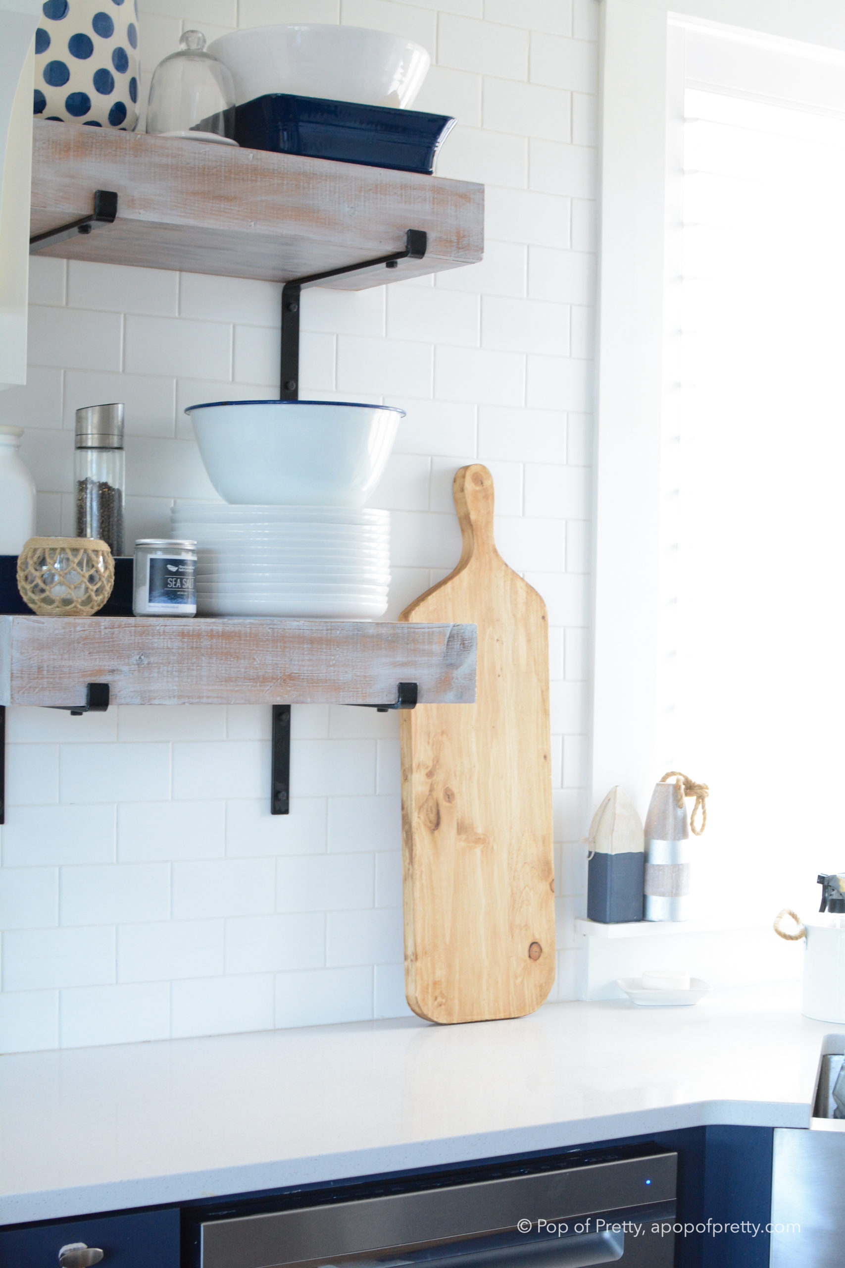 Open Shelving Kitchen Trend: Is it for you? - A Pop of Pretty