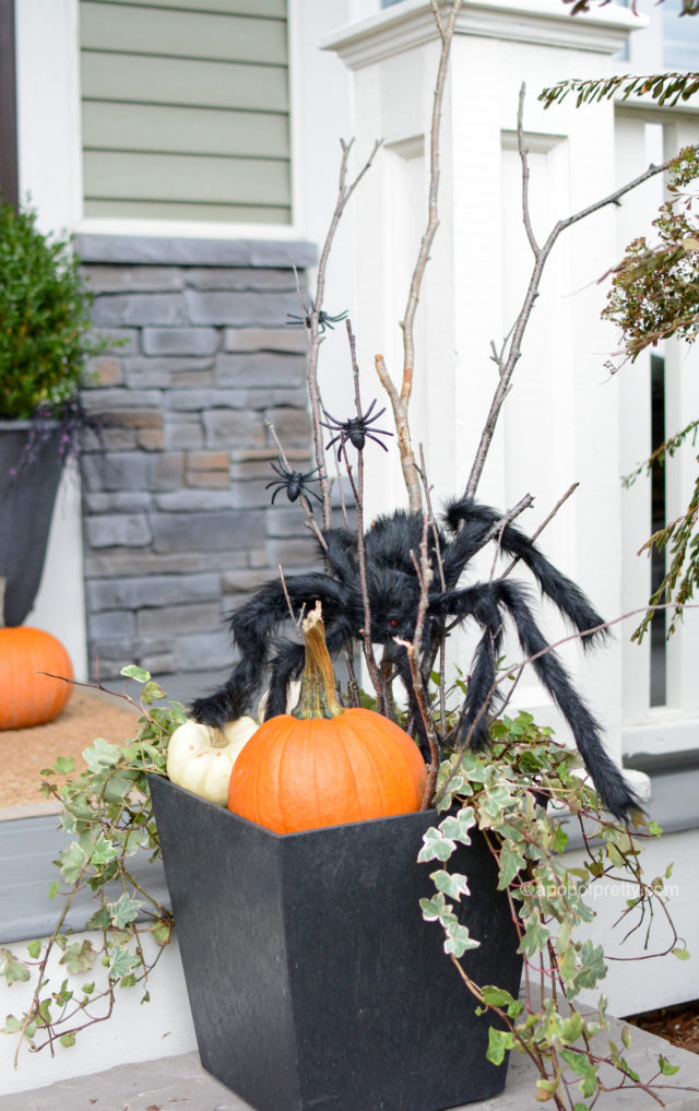 Halloween Decor Outdoor: Happy Haunting Porch - A Pop of Pretty