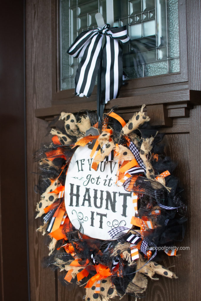 Easy Halloween wreath