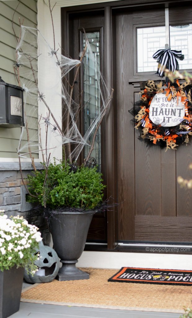 cute halloween home, exterior